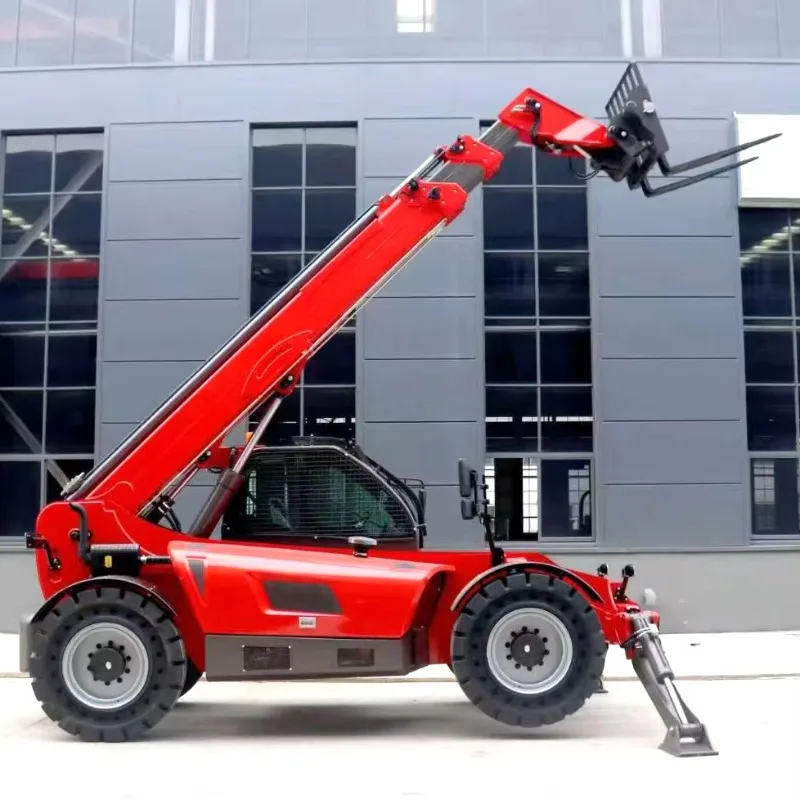 

Customized Industrial Magni 783KK Telescopic Handler Crane Loader Bucket Fork 90mm Lowered Fork Height CE Certified Off-Road Ind