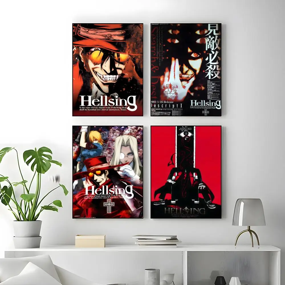 H-Hellsing Poster High-quality vintage prints & posters for home, bar, cafe, aesthetic wall art.