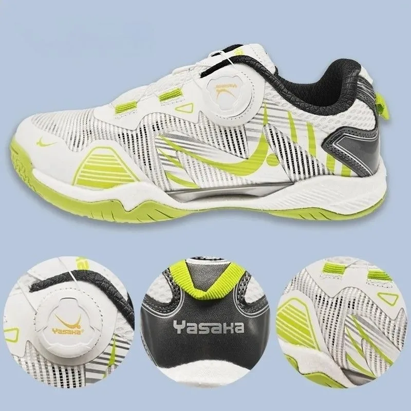 2026 Professional Table Tennis Shoe Comfortable Quick Lacing Badminton Trainers Athletic Shoe Outdoor Court Shoe