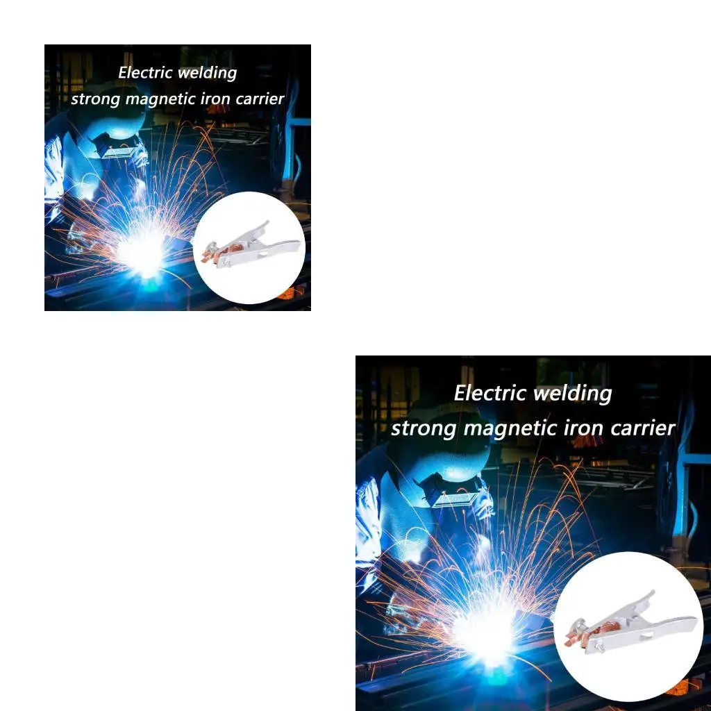  Multipurpose Welding Ground Clamps Tool Release Steel Magnet For Workshop Construction Projects