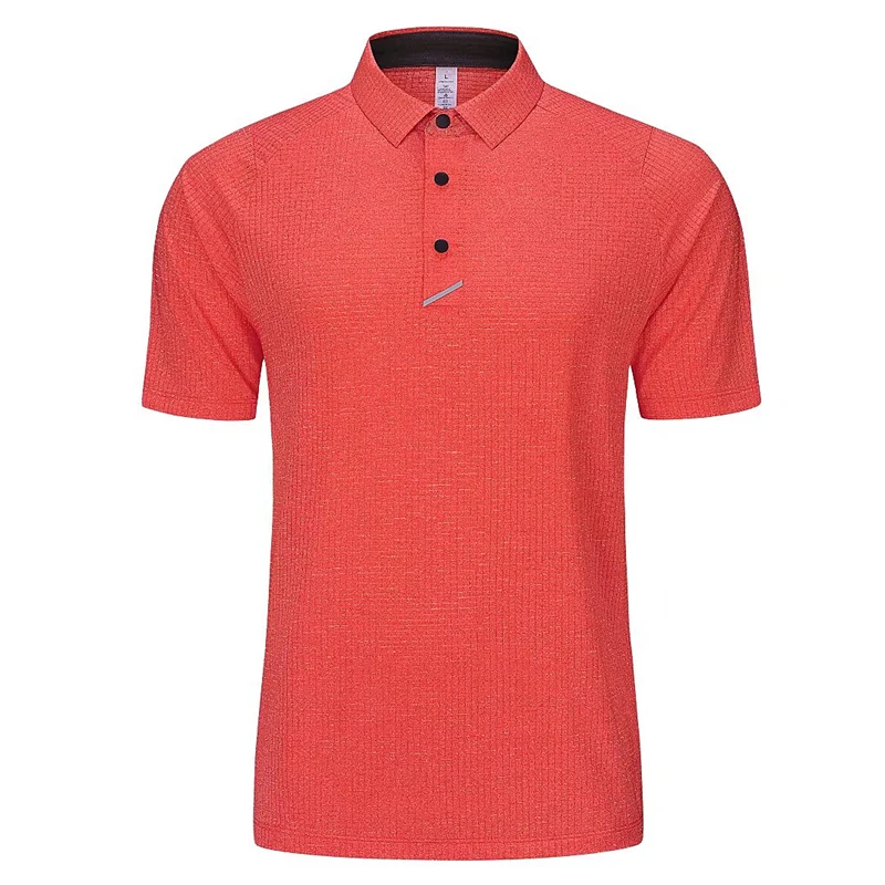 

Fashion Summer Running Fitness Elasticity Short Sleeve Polo Shirt for Men High Quality Classic Casual Business Shirts