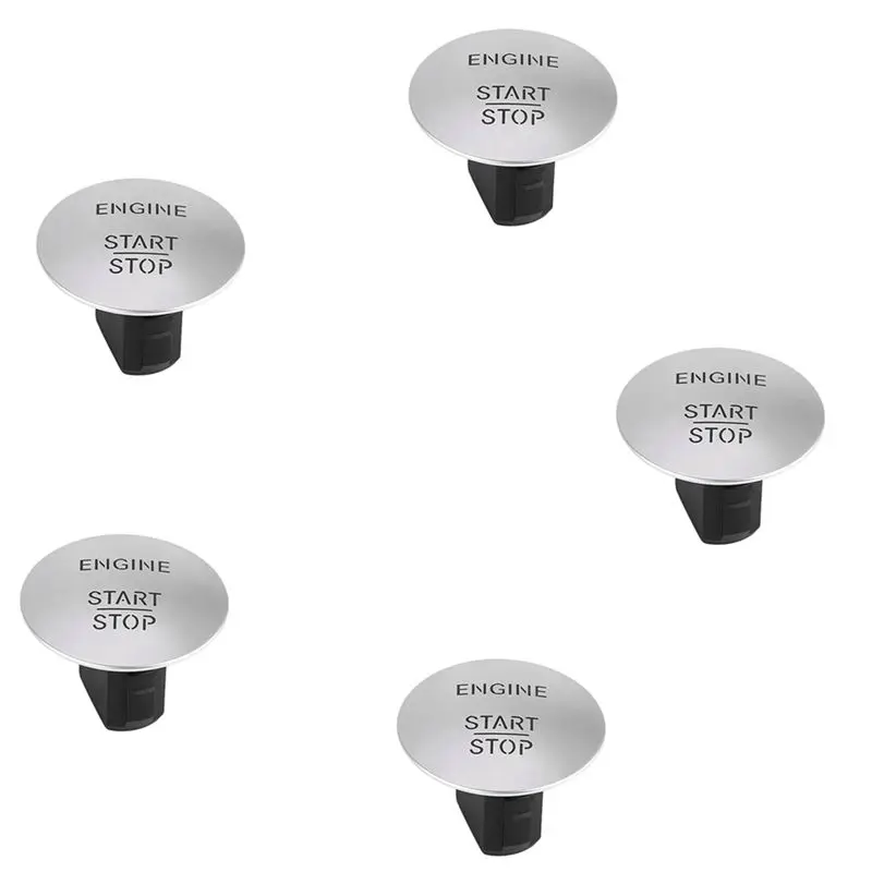 5X For Push To Start Button Keyless Go Engine Start Stop Push Button