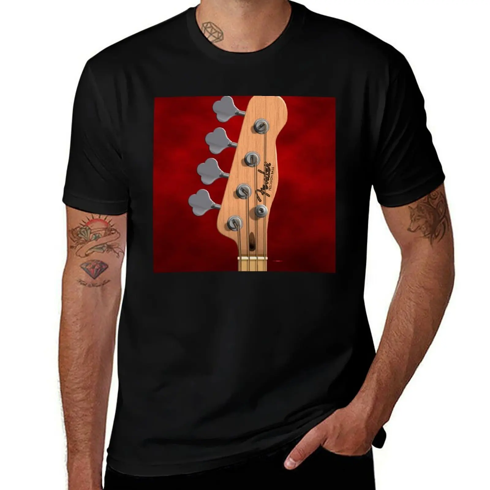 GUITAR HEADSTOCK ART - PRECISION BASS T-Shirt Summer Holiday T-Shirt