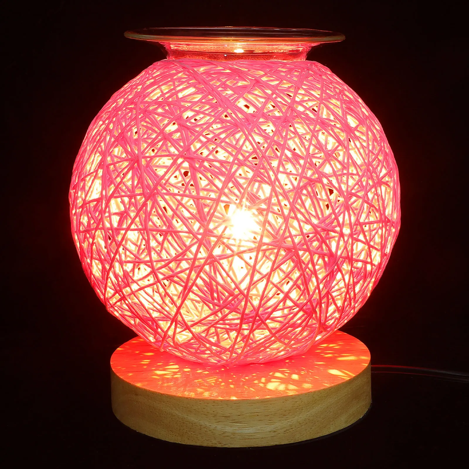 

1pc Aromatherapy Wax Electric Scented Oil Warmer Night Light Plug-in Led Home Decor