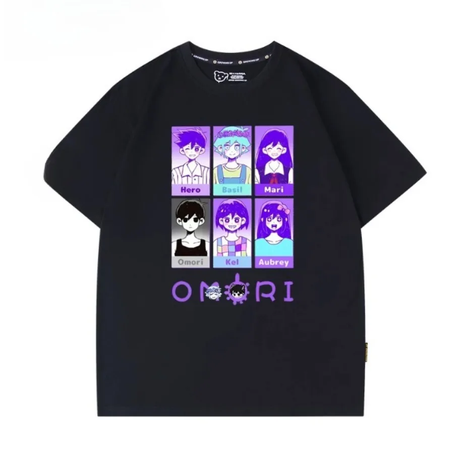 Anime Omori Sunny Basil Hero Mari Kel Cosplay Short Sleeve T Shirt Women Men Harajuku Aesthetic Graphics Tshirt Cotton Tees