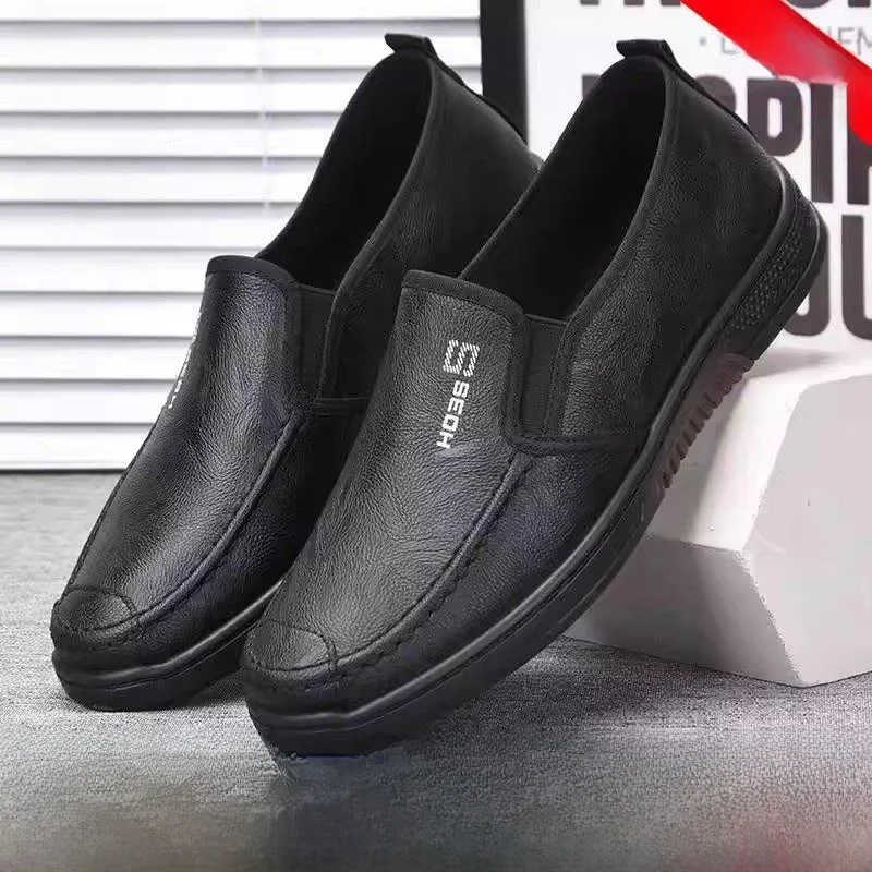 

Non-Slip Chef oes Men's Waterproof Oil-Resistant Bla Thi Bot Kitchen Summer Work oes Soft Bot Casual Leather oes