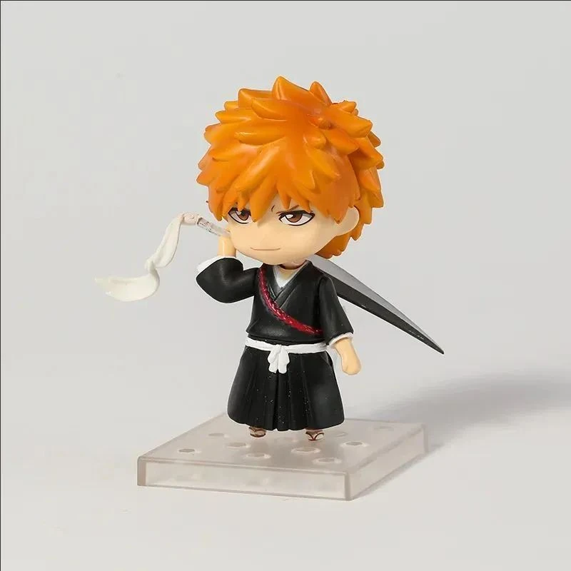 BLEACH Q Ver. # 991 Kurosaki Ichigo Actionfigur, PVC-Puppenmodell mit austauschbarem Gesicht