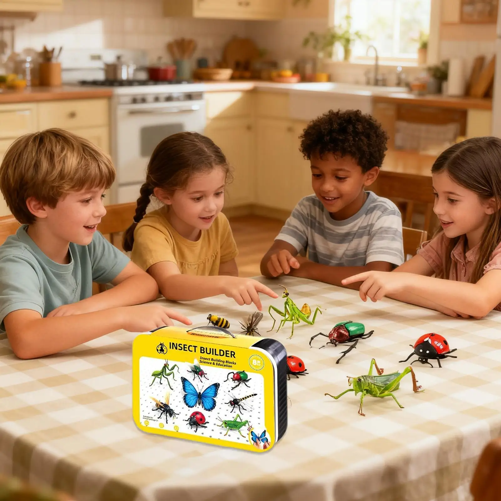 ชุดตัวต่อสัตว์ 3 มิติ แบบประกอบเอง รูปแบบจิ๊กซอว์ สำหรับตกแต่งบ้าน งานปาร์ตี้ ห้องนั่งเล่น ชั้นวางหนังสือ ชั้นวางของ ตู้โชว์