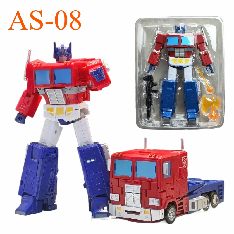 

Игрушка-трансформер AS-08 AS TOYS AS08 OP Commander KO SS86 G1 Классическая анимация Движущий робот Фигурка Коллекция Модель игрушки