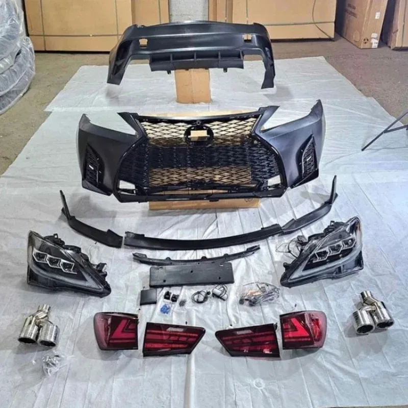 

Hot Selling Auto Spare Parts pp Bumpers Complete IS250 2006-2012 Upgrade to 2021 Model with Front Bumper Grilles