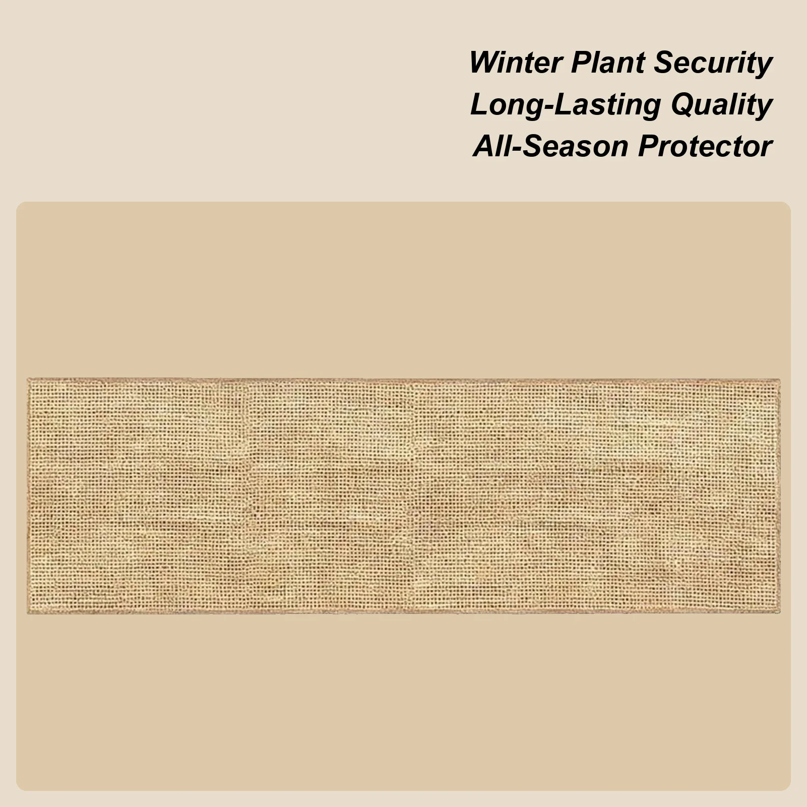 Frost Cloths For Outdoor Plants Anti-Freeze Burlap Cloth Natural Burlap Plant Covers For Fruit Tree Vegetable Berry Bush Garden
