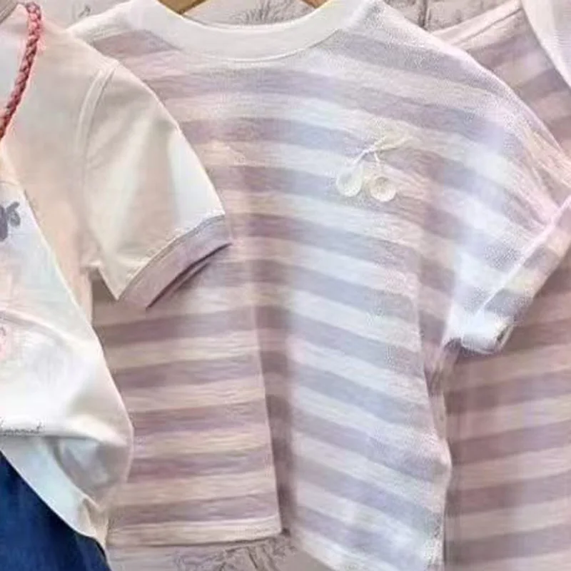 Clothing some in stock 2026 BP NEW Spring Summer Baby Girls Embroidered Dress Floral Print Shirts  Kids Clothes Children's Sets