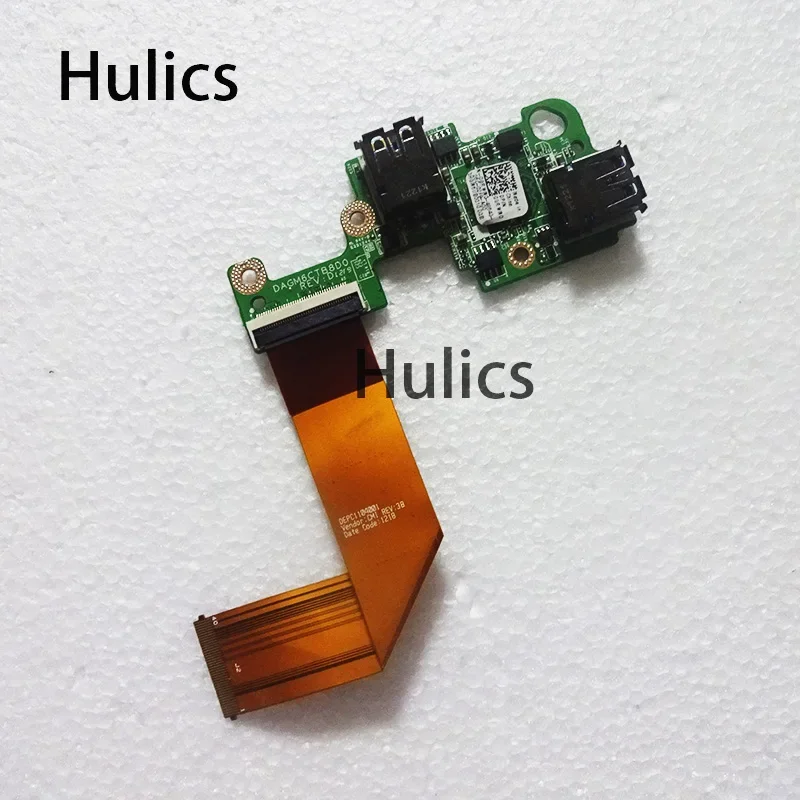 Hulics Used For Dell XPS 15 L501 L502 L502X L501X USB 3.0 I/O CIRCUIT BOARD With Cable GRWM0 0GRWM0 DAGM6CTB8D0