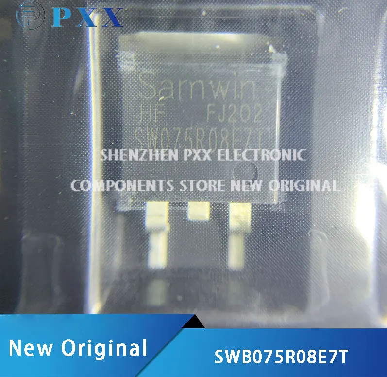 New Samwin SWB075R08E7T N-channel Enhanced mode MOSFET 100V 150A 4mΩ TO-263