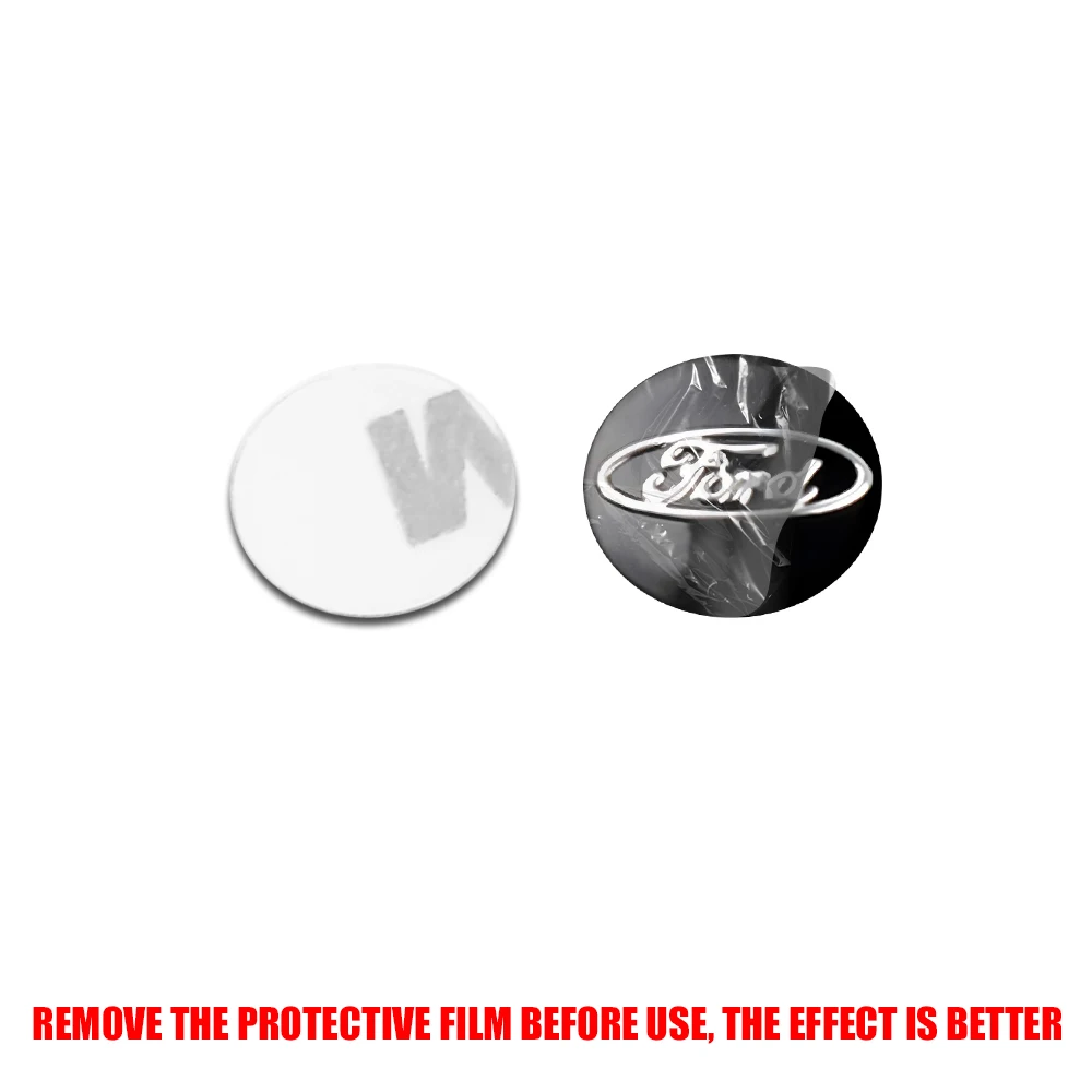 10Pcs 3D Car Styling Remote Control Key Logo Sticker For Ford Ranger ST Kuga MAX Transit Mondeo Fiesta Explorer Escape Fusion