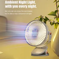 Portable Clip on Fan Battery Operated,Powerful USB Rechargeable Mini Personal Cooling for Desk Table Home Office Stroller Campin