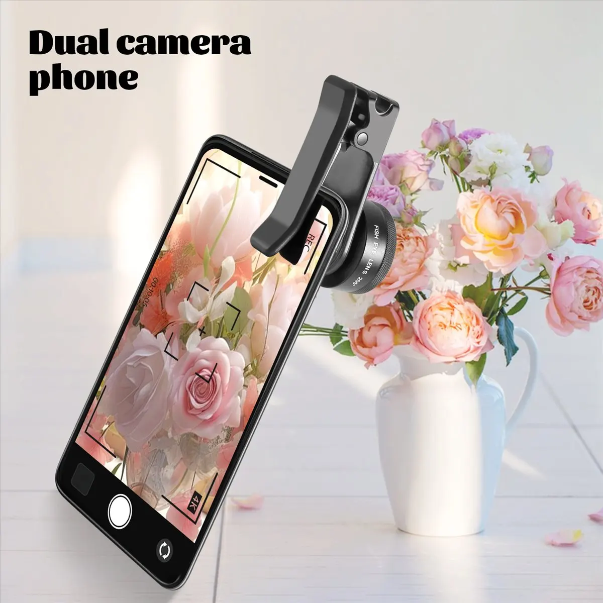 T35C  New 6In1 Kit Camera Lens Photographer Mobile Phone Lenses Kit Macro Wide Angle Fish Eye CPL Filter for Mi9
