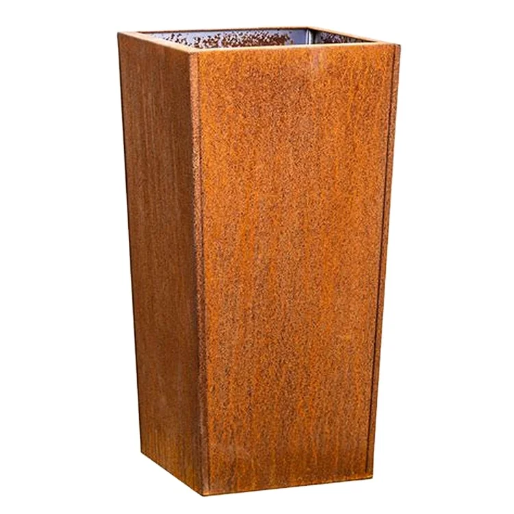 Garden flower pot steel pyramid metal flower pot