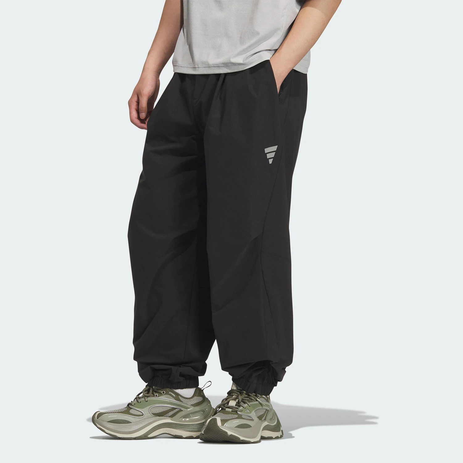 Adidas genuine summer men's woven loose sports casual pants KC0162