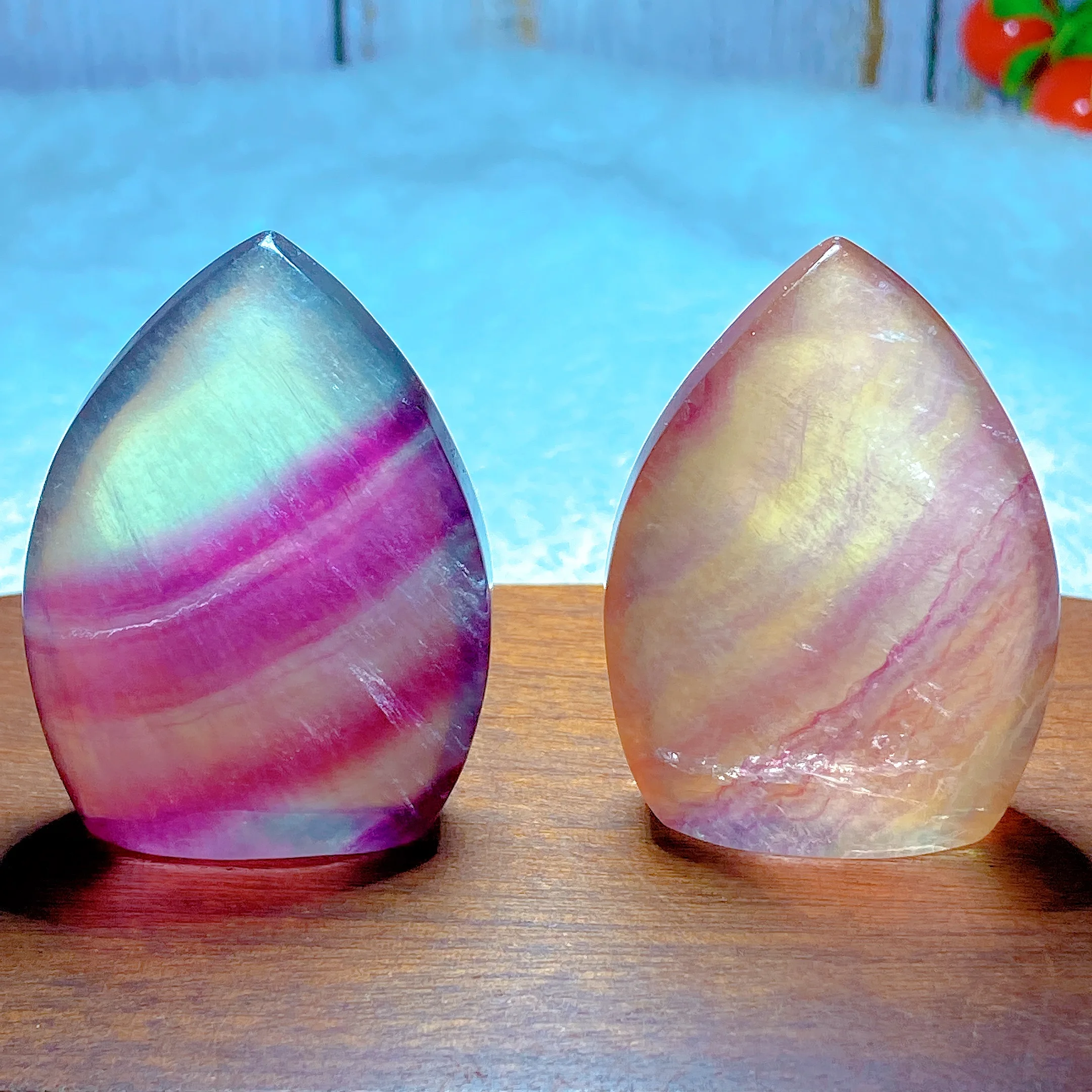 Natural Crystal Candy Fluorite Free Form Colorful High Quality Mineral Energy Healing Home Decorations Gift Ore Crystals