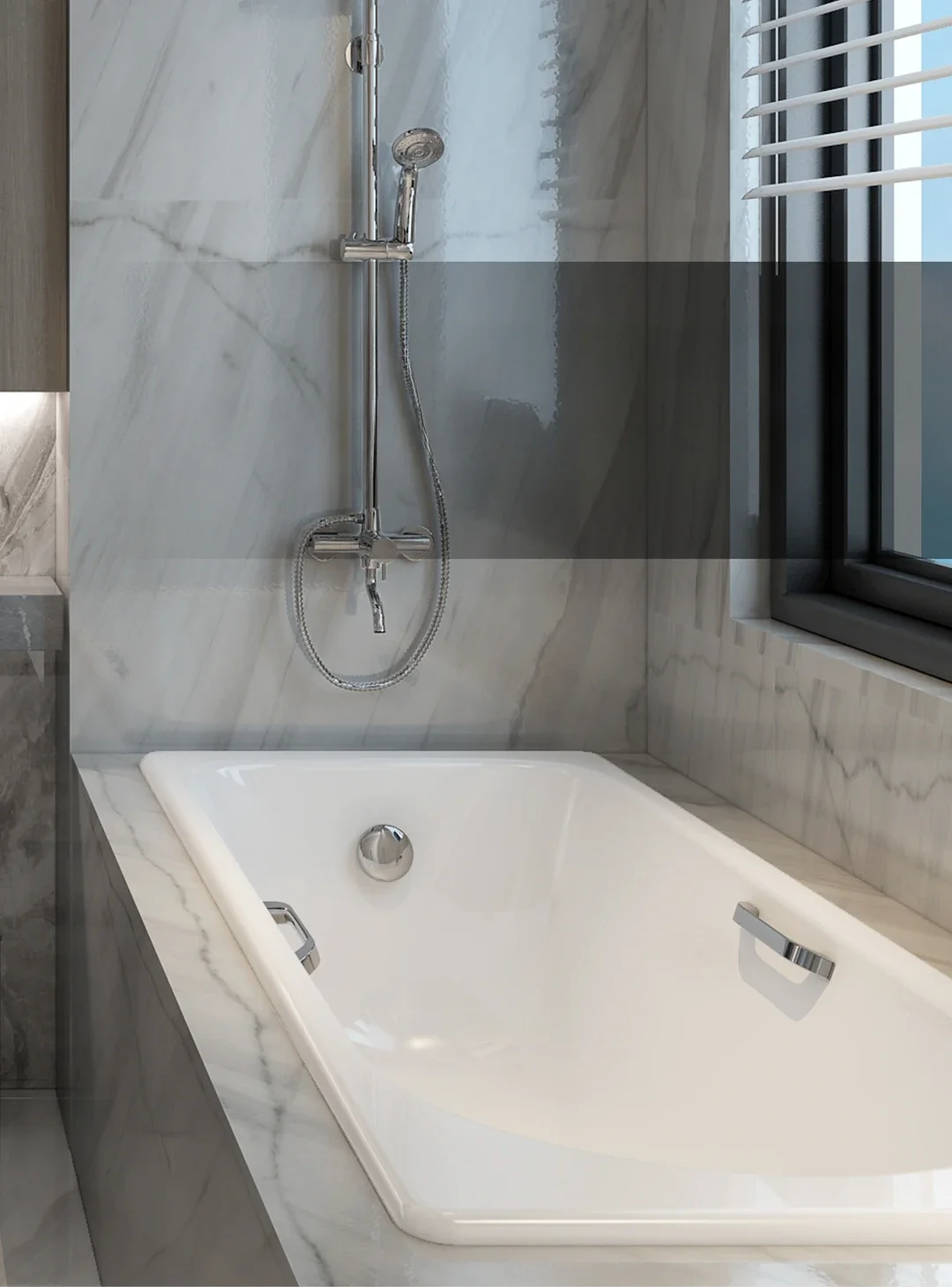 Bathroom single square bath cast iron ceramic embedded bathtub household small apartment