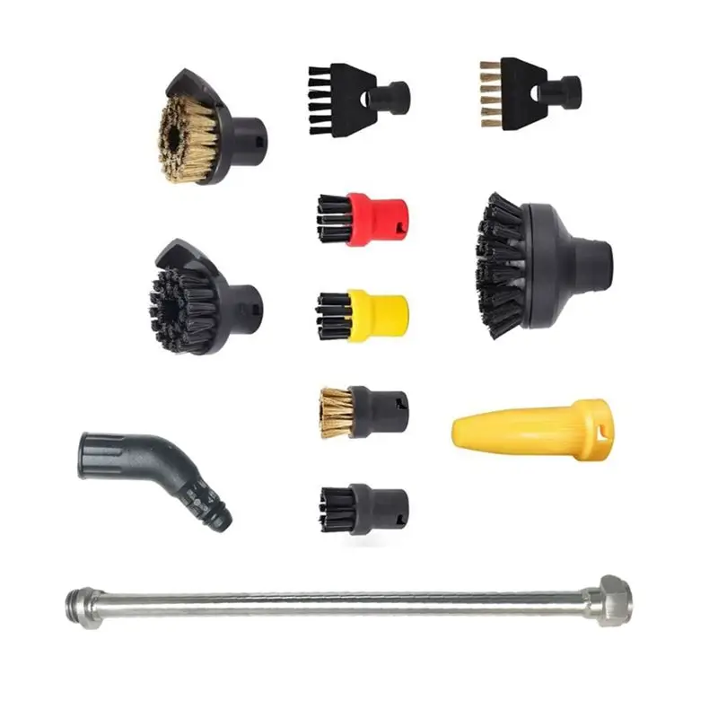 B89B- Adapter For Karcher SC1 SC2 SC3 SC4 SC5 Handheld Steam Vacuums- Conversion Brush Head& Powerful Nozzle Set