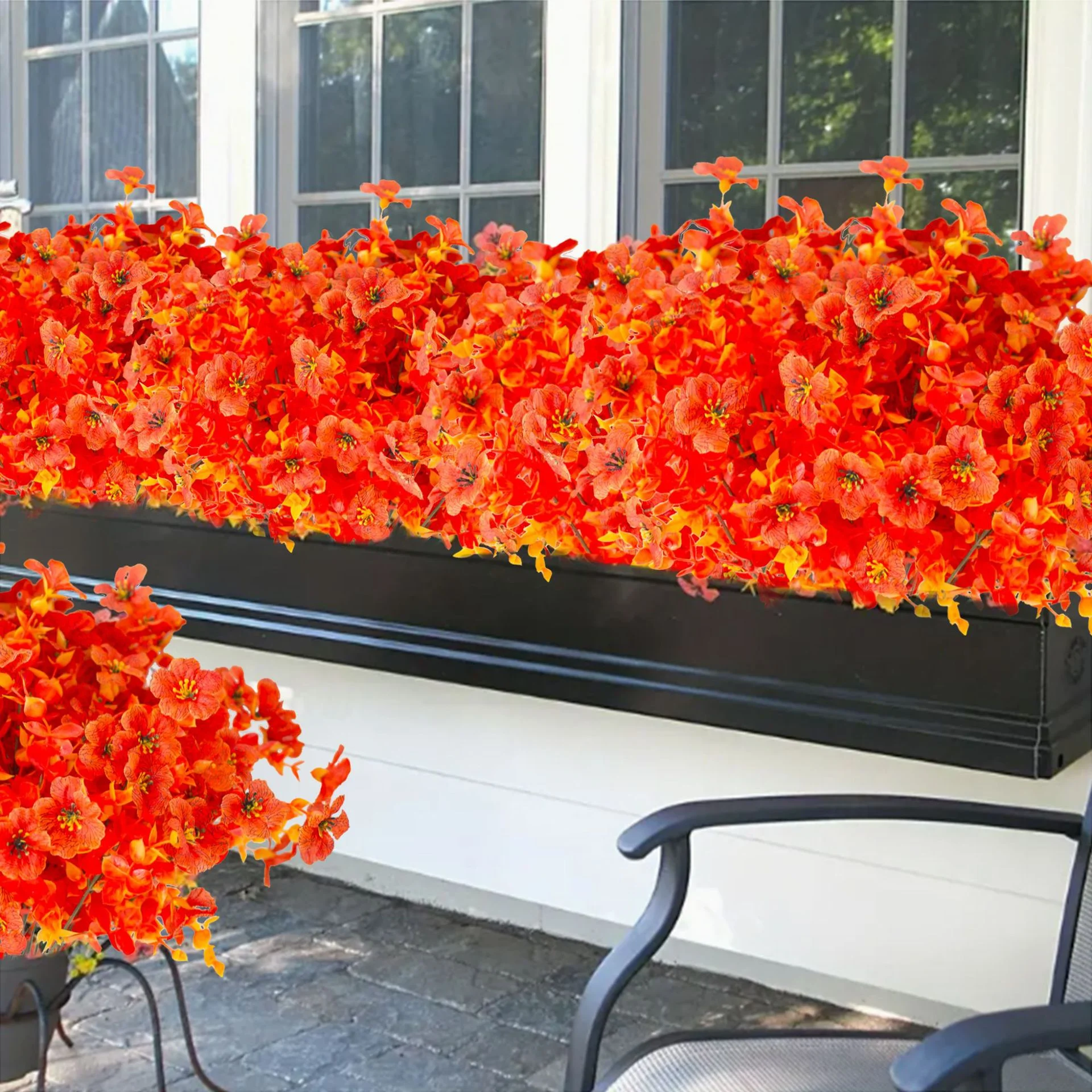 باقة زهور صناعية من الأوكالبتوس البنفسجي ذات 7 رؤوس - تحت عنوان الخريف للحفلات والمهرجانات وديكور المنزل #5