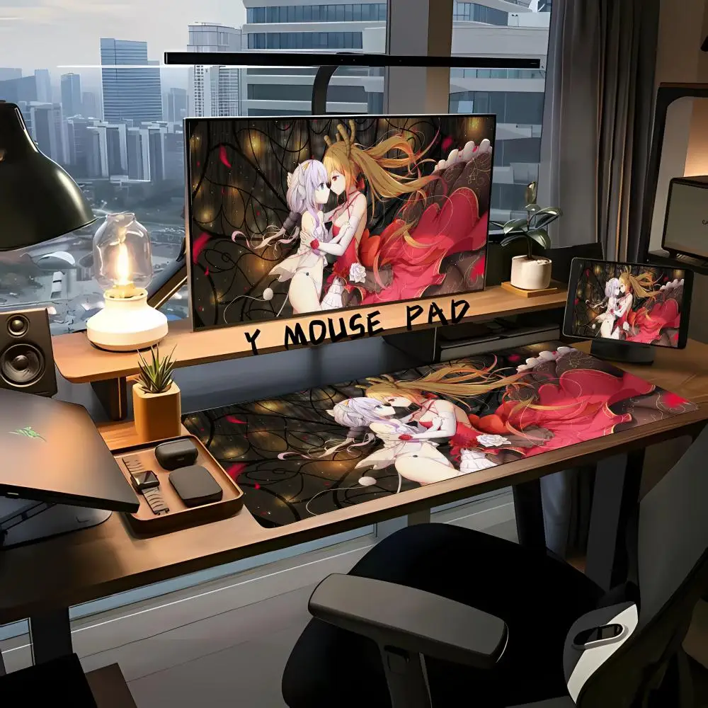 

D_dragon_Maid PC Computer Carpet Gaming Company table mat Offices accessories Gaming mouse pad Rubber