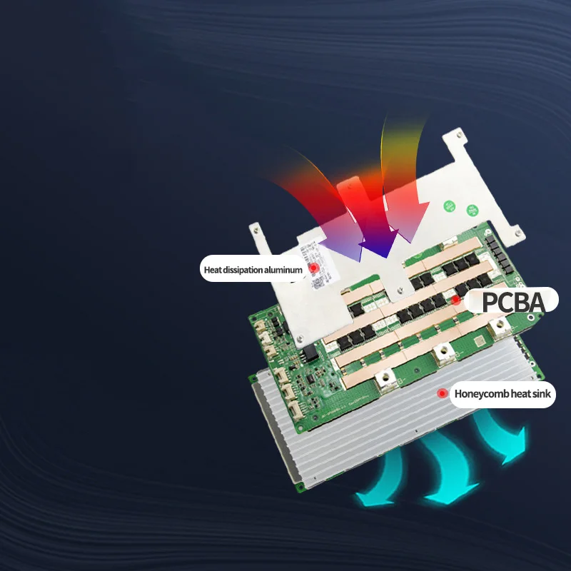 BMS 3S 4S 12V SMART BMS 250A 300A Support Bluetooth APP Software LiFePo4 Lipo Li-ion LiFePo4 Balance RS485 UART CAN Software PCM