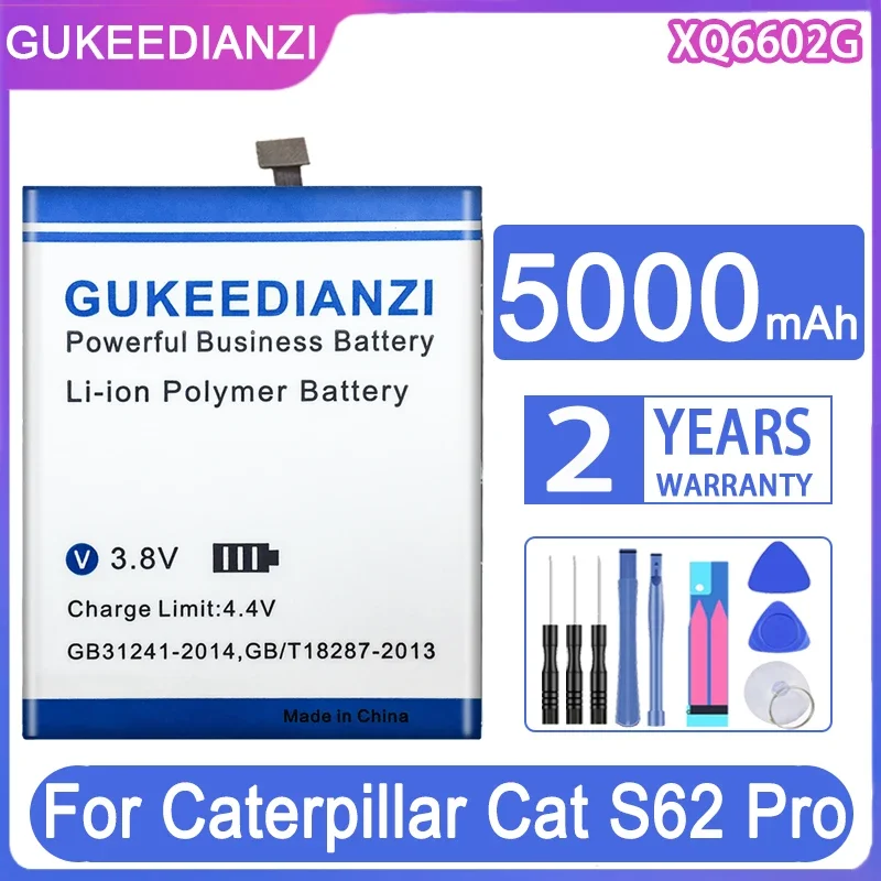 

Сменный аккумулятор GUKEEDIANZI 5000 мАч для Caterpillar Cat s62, S62 Pro, аккумуляторы для мобильных телефонов