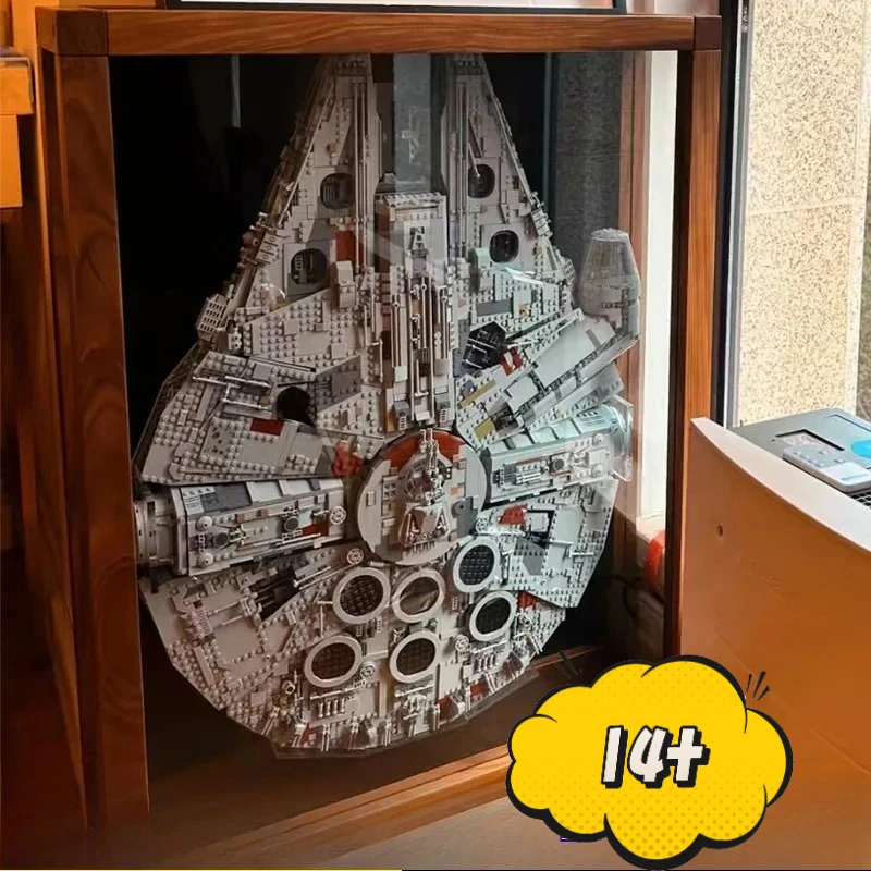 

The Large Millennium Ship Falcon Building Blocks Bricks MINISO 7541 Pcs 75192 Toy Kids Birthday Christmas Gifts Home decoration
