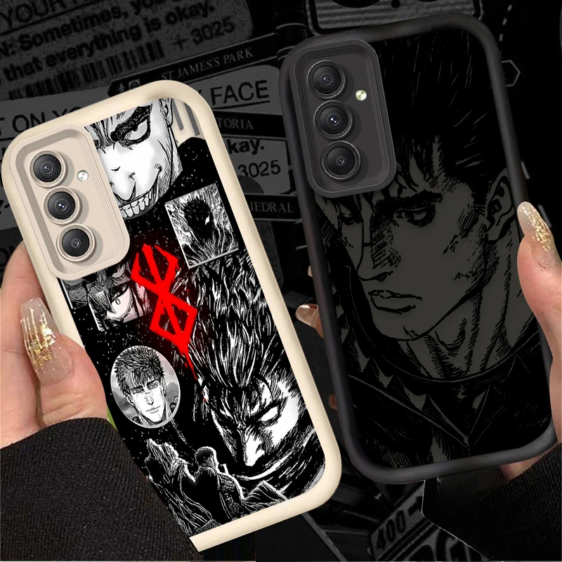 Berserk Guts Anime Phone Case for Samsung Galaxy A54 A05 A05S A34 A24 A14 A53 A33 A23 A13 A52 A52S A32 A22 A12 A71 A51 A31 A50