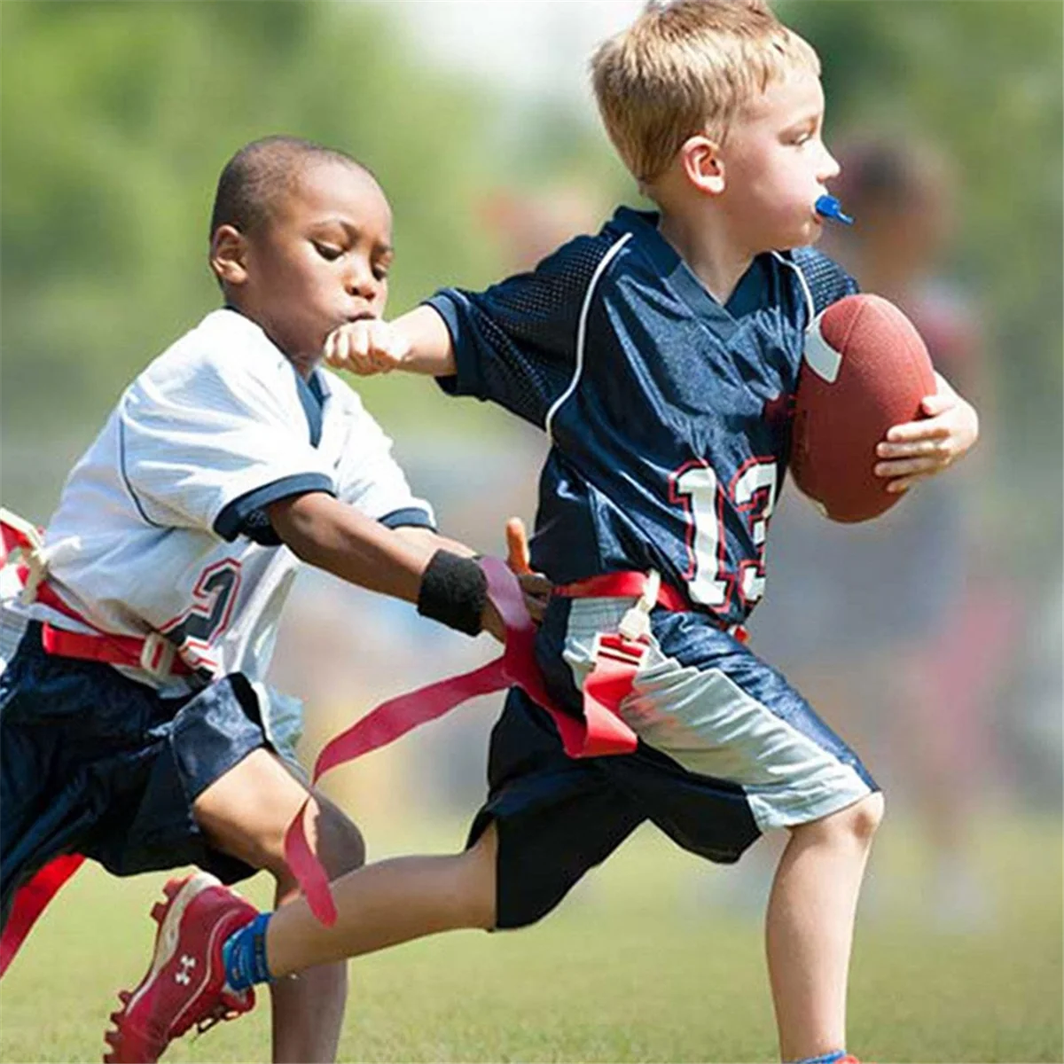 Koule, protiskluzový sportovní junior vintage outdoorové fotbaly, mini kapesní američan fotbaly