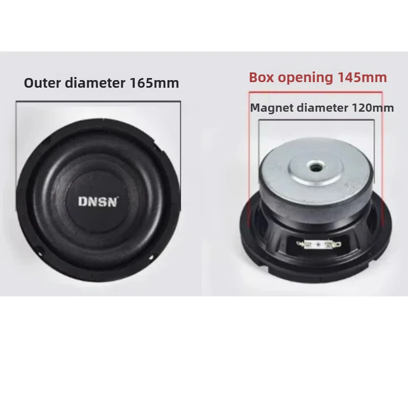 SOTAMIA 1 قطعة 6.5 بوصة مضخم الصوت المتكلم 4 أوم 100-200 واط 120 مضخم صوت مغناطيسي مكبر صوت للسيارة الأجهزة المنزلية مكبر الصوت