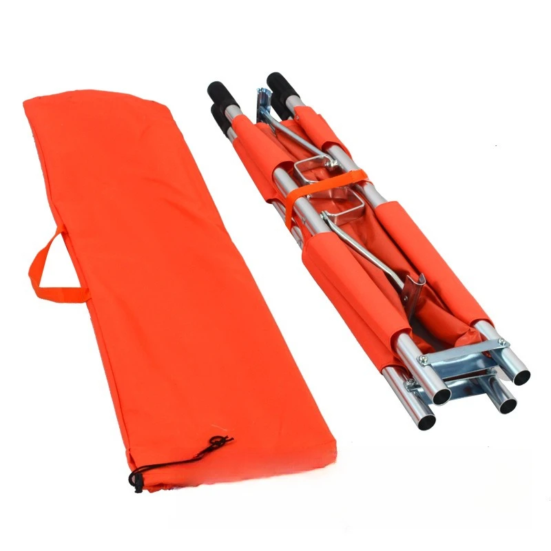 

Fire Rescue Stretcher Aluminum Folding Emergency Thickened Material Lightweight Emergency Emergency Rescue Foldable
