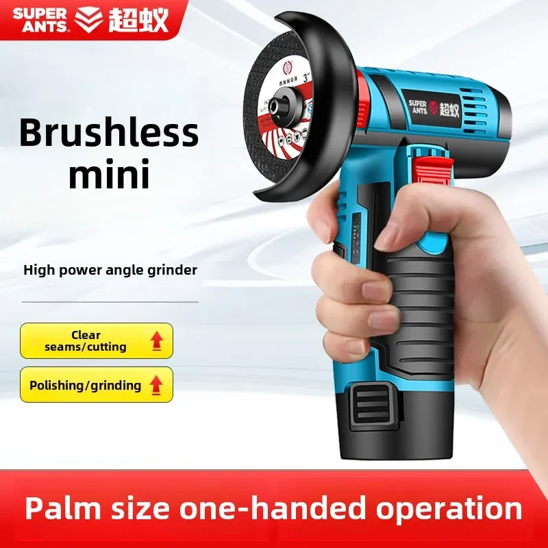 

110V/220V Handheld Portable Wireless Charging Mini Angle Grinder Cordless Mini Cutting Machine Hand Grinder Polishing Tool
