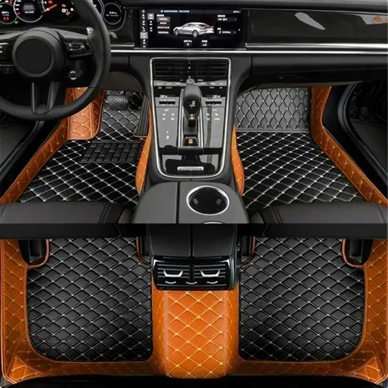 

3D Custom Car Floor Mats For VW Passat B5 B6 B7 B8 2017-2020 Amarok 2010-2016Leather Auto Carpet Rugs Foot Pads Interior Accesso