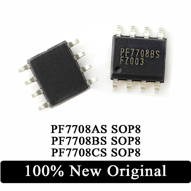 2Pcs 100% New PF7708AS PF7708BS PF7708CS LCD power chip SOP-8 Chipset IC Chip In Stock