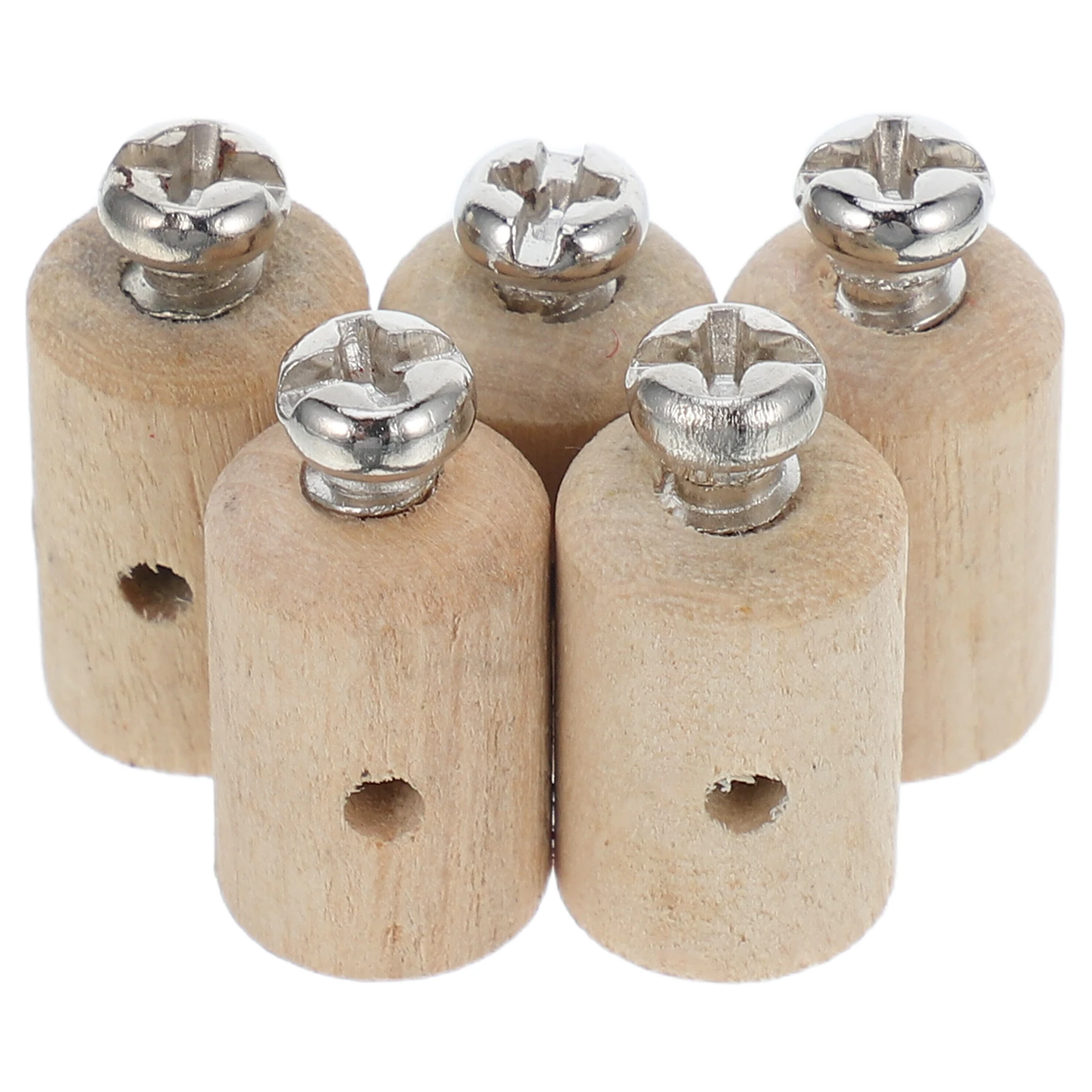 

5 Pcs Piano Accessories Musical Instrument Parts Steam Wood Damper Key Mute Button