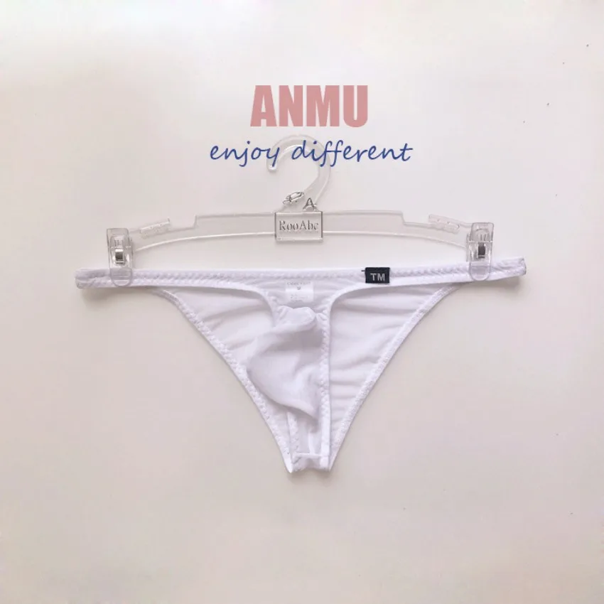 Ultra Low Waist Transparent Net Gauze Briefs for Men Sex Appeal Gas Exciting Small Trendy Individual Character