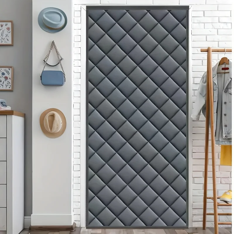 Winter Home Door Curtains Are Soundproof and Cold Resistant, Providing Privacy and Warmth Insulation for Families