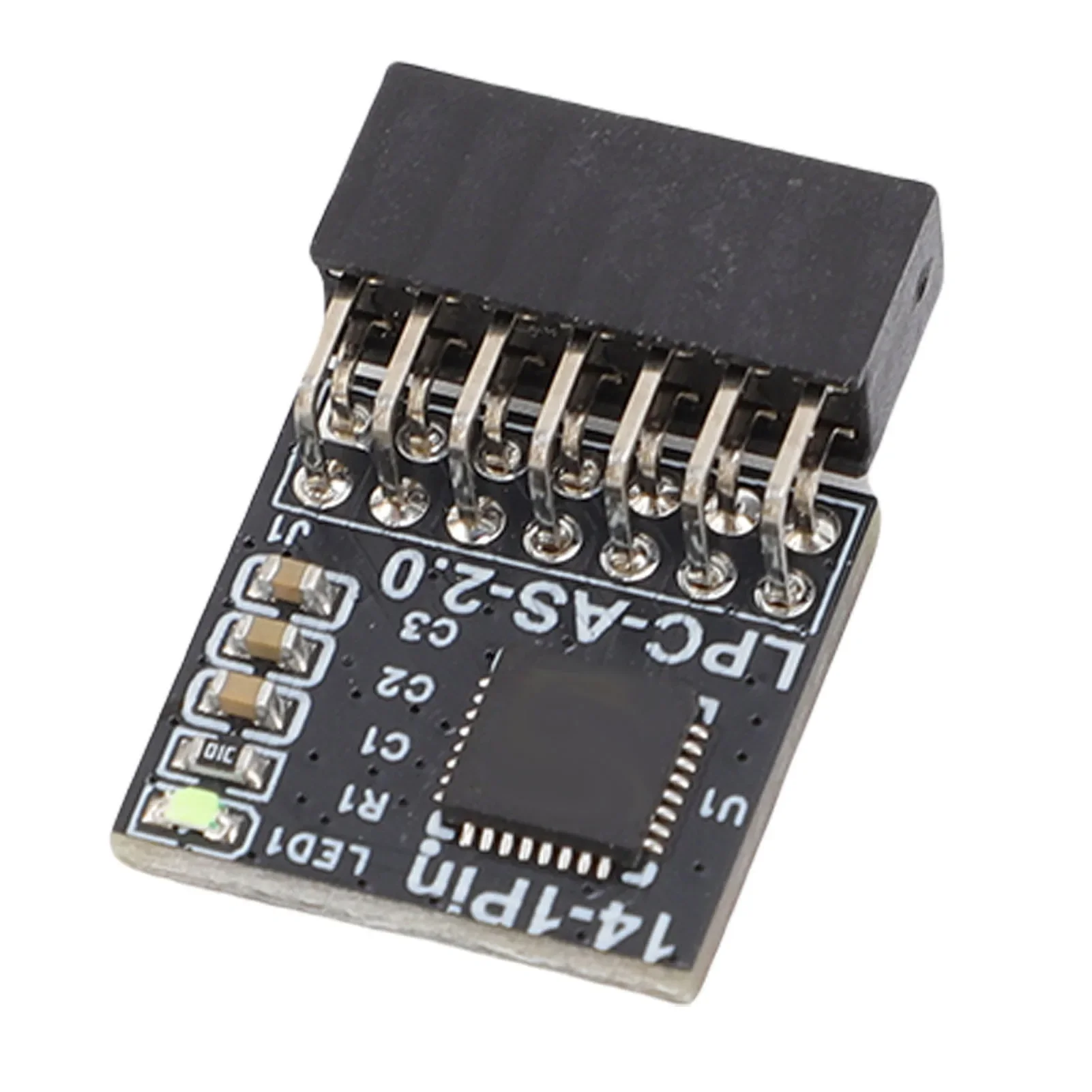 وحدة أمان التشفير TPM2.0 14-1 Pin 2X7P 2.0mm الملعب TPM بطاقة التحكم عن بعد دعم للوحة الأم Win11 2.0