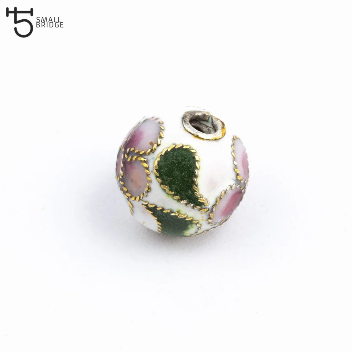 8/10/12mm Copper Enamel Beads charms for Jewelry Making diy accessories for woman Cloisonne Spacer Beads Wholesale M502