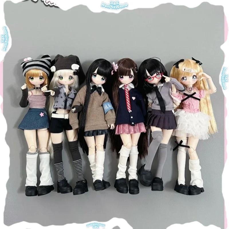 

Pre-sale Genuine Don'T Touch My Bangs Series 1/6 Bjd Blind Box Action Dolls Collection Desktop Ornament Cartoon Model Gift