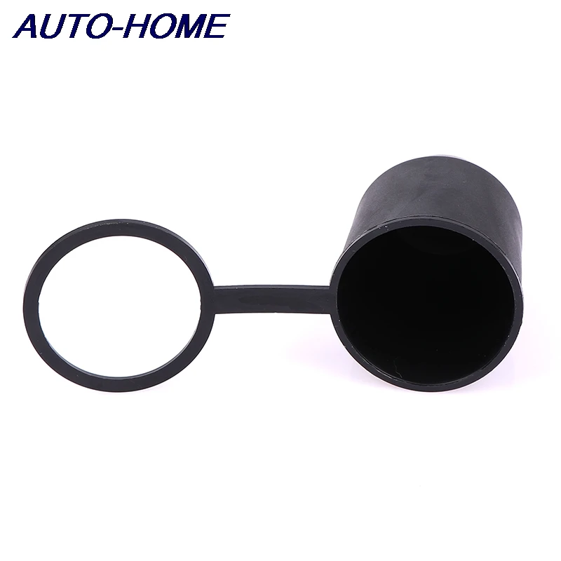 Universal 50mm Auto Tow Bar Ball Cover Accessories Durable Black Cap Towing Hitch Caravan Car Trailer Towball Protective Cover