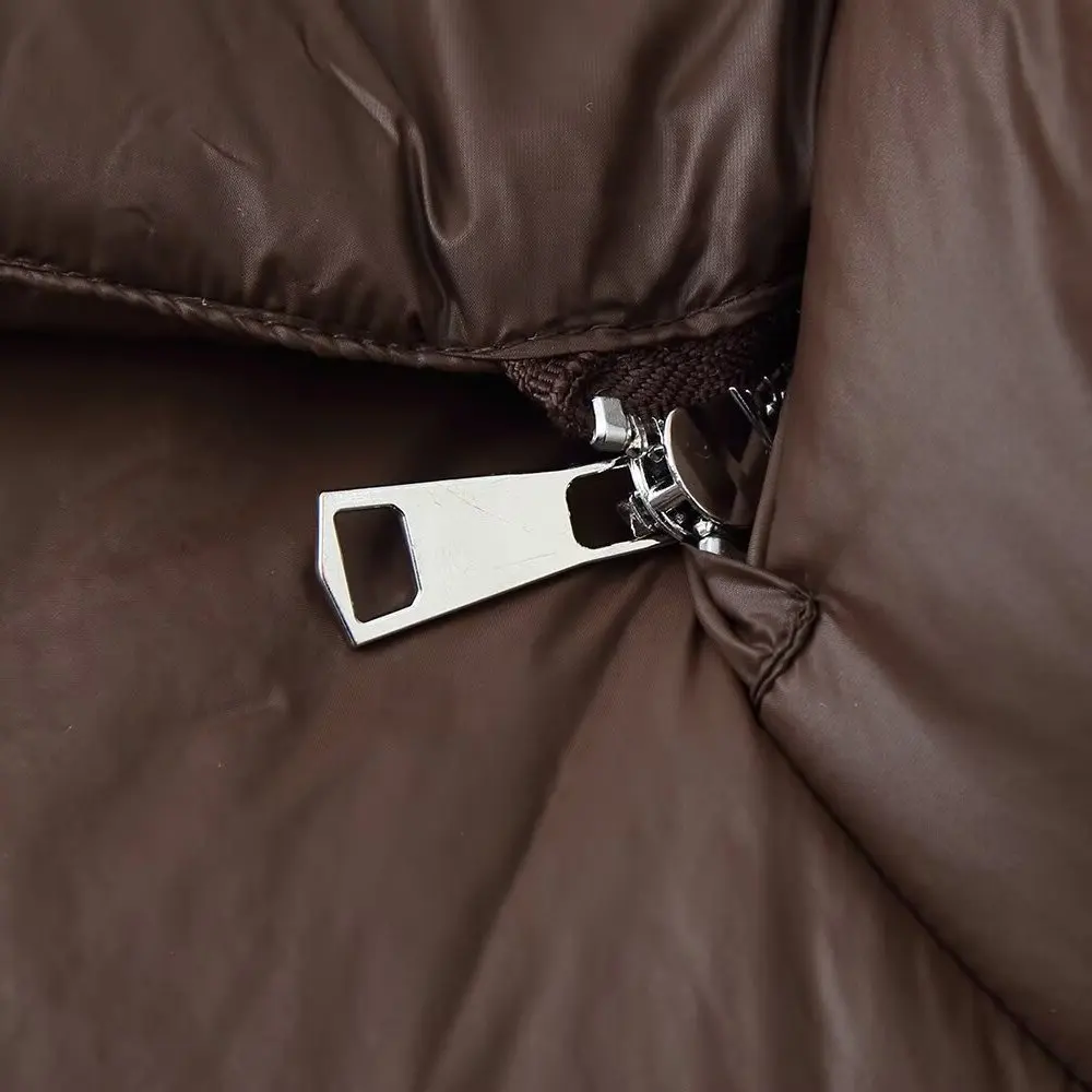 JNLEAOG feminino Thiened longo Sve com capuz cor pura algodão Jaet gola rua Sle outono nova chegada