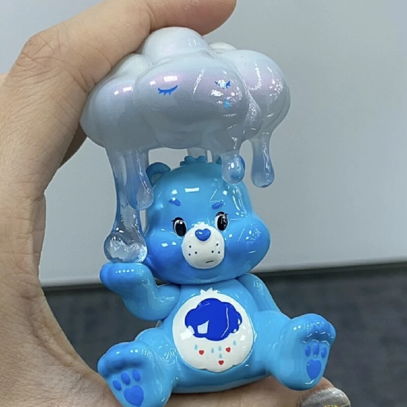 Carebears miniso sky bear série 3 yunzhong paraíso quarta geração caixa cega ornamento feito à mão modelo feriado coletar presentes