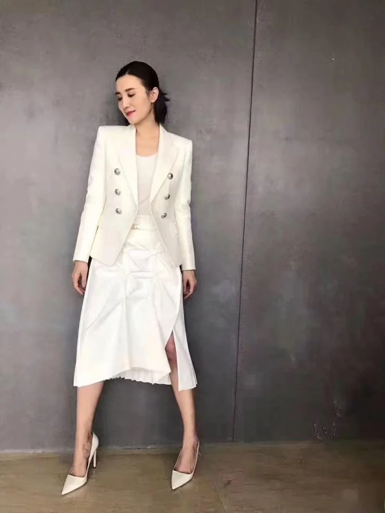 بدلة نسائية من Briti Sle ort Thiened Jaet وصلت حديثًا لخريف وشتاء A6797 من القطن الخالص مناسبة للتنقل #3