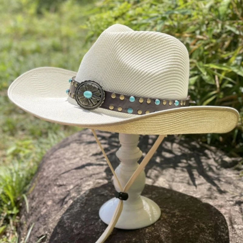 Breathable Unisex Denims Hat Western Styles Hat Sun Blocking Hat Daily Wear Hat for Picnics and Casual Outings Drop Shipping