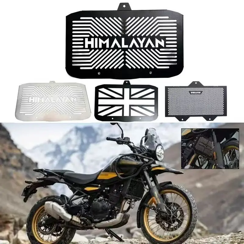 Motorcycle Radiator Guard Grille Protective Cover for Himalayan 450 2024 2025 - Durable Accessory for Enhanced Protection